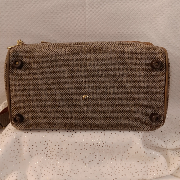 Hartmann tweed-leather carry-on tote. - Picture 8 of 12